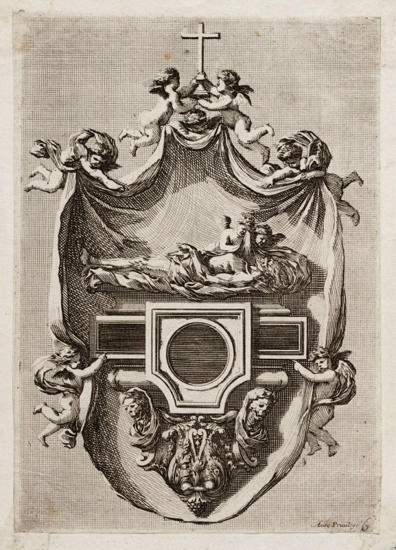 Ornamentprent. Mausolées.