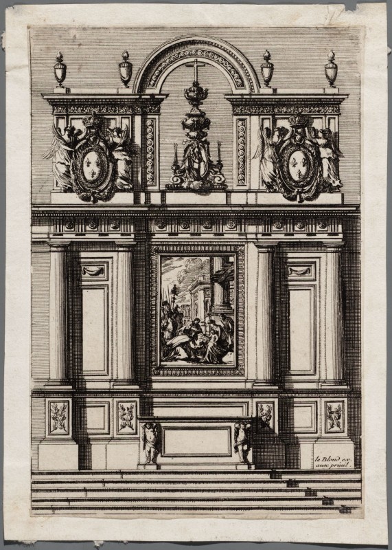 Ornamentprent. Retables d'autels.