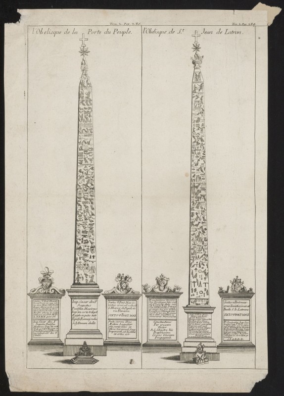 Obelisk van de Piazza del Popolo en de Lateraanse obelisk