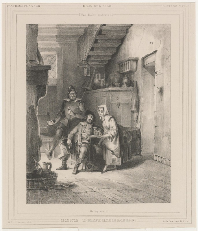 Eene dorpsherberg