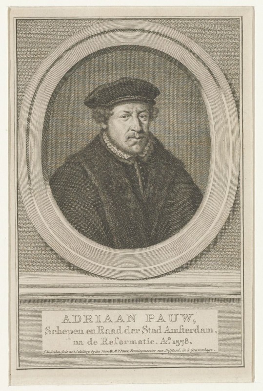 Portret van Adriaan Pauw