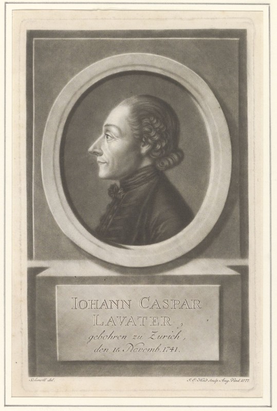 Portret van Johann Kaspar Lavater