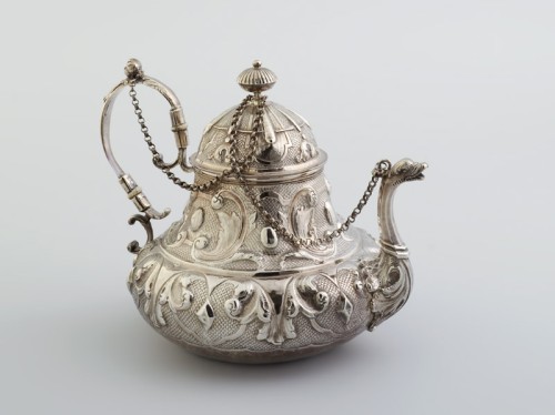 Zilveren theepot