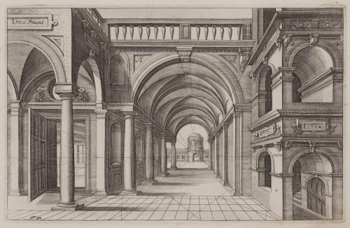 Ornamentprent. Illustraties bij de perspectiefleer I.