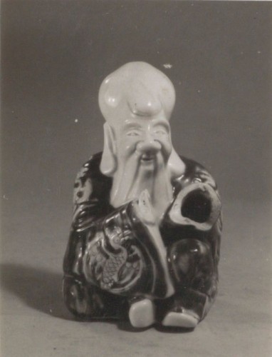 Porseleinen beeldje van Lao-Tse
