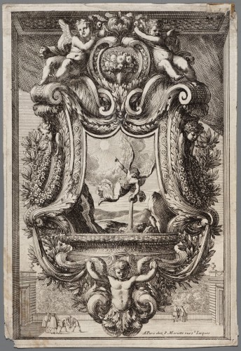 Ornamentprent. Bénitiers.