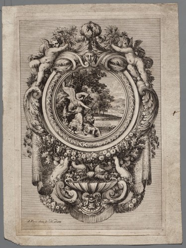 Ornamentprent. Bénitiers.