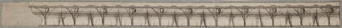 Ornamentprent. III.e Cahier de Bordures á l´usage de la sculpture avec leurs Profils (fragment).
