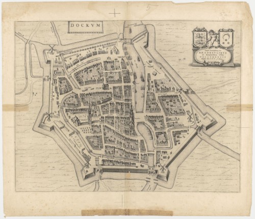 Plattegrond van Dokkum