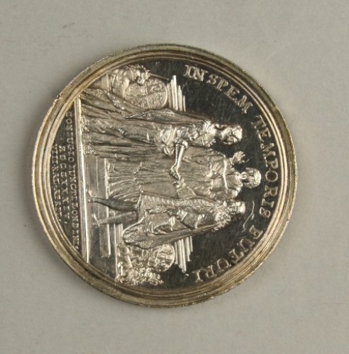Penning Huwelijk van Willem IV met prinses Anna van Engeland te Londen