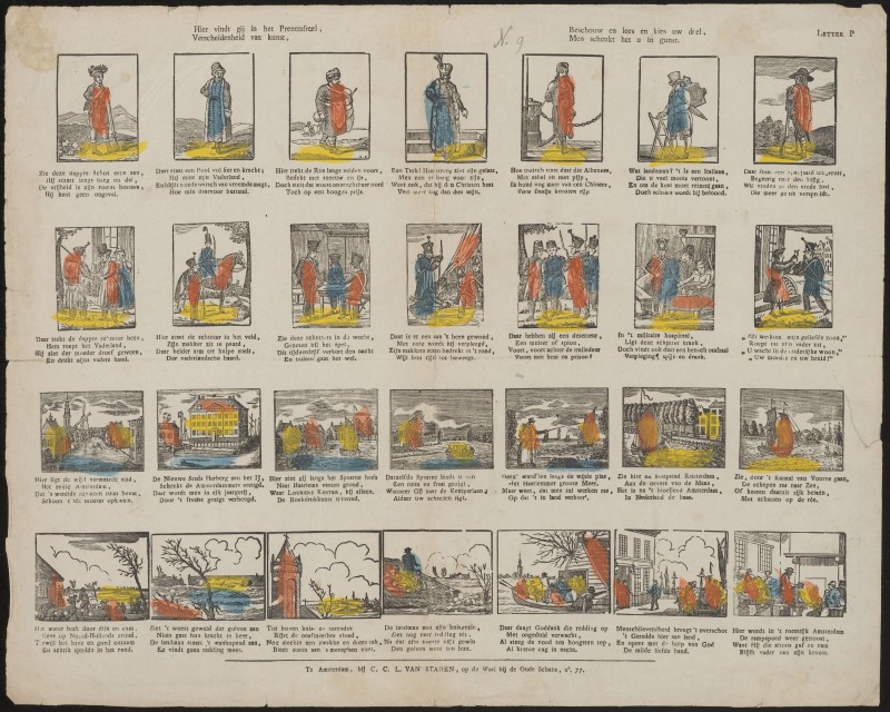 Hier vindt gij in het Prenttafreel, Verscheidenheid van kunst (letter P)