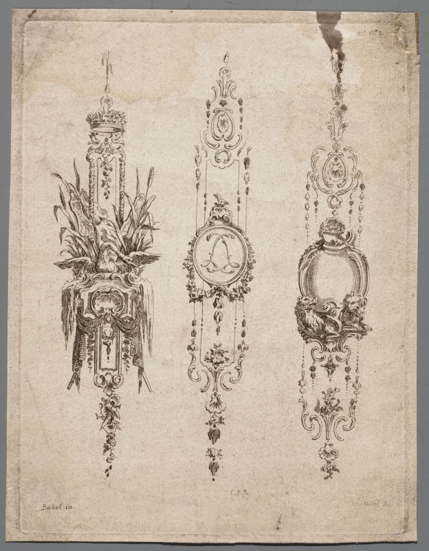 Ornamentprent. Suitte d’Ornemens et Fleurs.