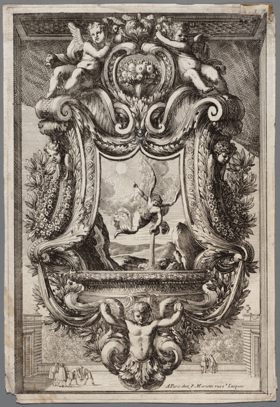 Ornamentprent. Bénitiers.