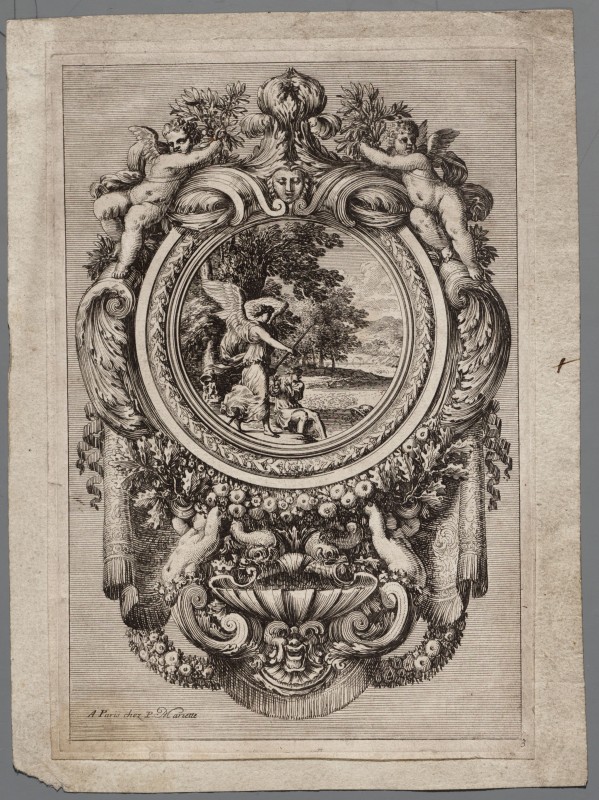 Ornamentprent. Bénitiers.