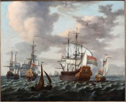​Uniek scheepsportret van het oorlogsschip van Tjerk Hiddes de Vries