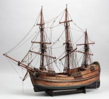 Bijzonder Hindelooper scheepsmodel te zien in Fries Scheepvaart Museum